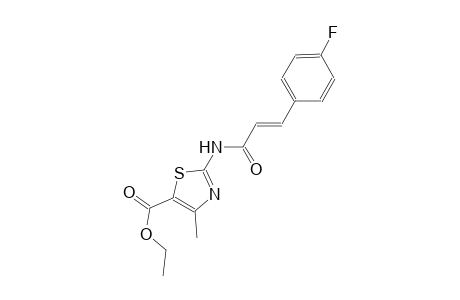 ethyl 2-{[(2E)-3-(4-fluorophenyl)-2-propenoyl]amino}-4-methyl-1,3-thiazole-5-carboxylate
