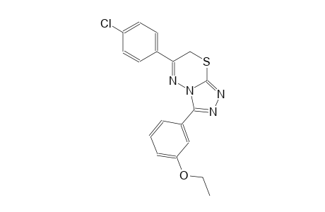 6-(4-chlorophenyl)-3-(3-ethoxyphenyl)-7H-[1,2,4]triazolo[3,4-b][1,3,4]thiadiazine