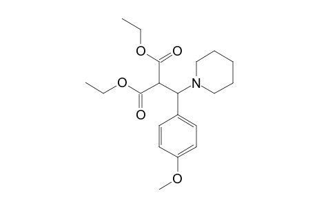 DIETHYL-2-[(4-METHOXYPHENYL)-(PIPERIDIN-1-YL)-METHYL]-MALONATE