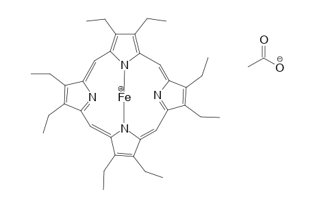 2,3,7,8,12,13,17,18-Octaethyl-21H,23H-porphine iron(III) acetate