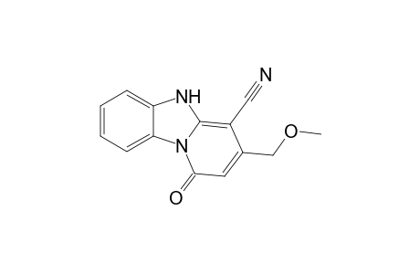 Pyrido[1,2-a][1,3]benzimidazole-4-carbonitrile, 1,5-dihydro-3-(methoxymethyl)-1-oxo-