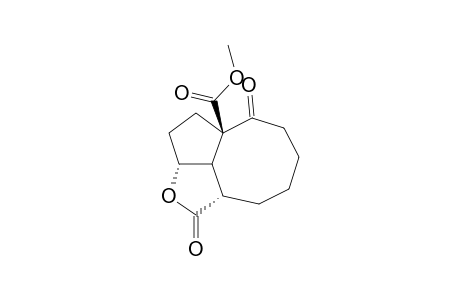 Methyl 1.beta.,2.beta,3.beta.-Trihydro-1..alpha.-hydroxy-9.beta.-(methoxycarbonyl)-8-oxobicyclo[6.3.0]undecane-3.alpha.-carboxylic acid .gamma.-lactone