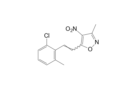 5-(2-chloro-6-methylstyryl)-3-methyl-4-nitroisoxazole