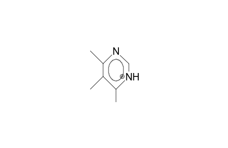 4,5,6-Trimethyl-pyrimidine cation