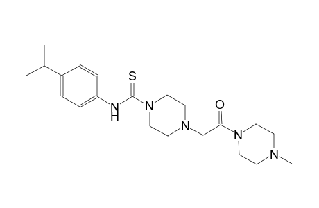 1-piperazinecarbothioamide, N-[4-(1-methylethyl)phenyl]-4-[2-(4-methyl-1-piperazinyl)-2-oxoethyl]-
