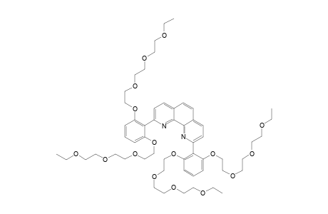 2,9-bis[2',6'-bis(1,4,7,10-Tetraoxadodecyl)phenyl]-1,10-phenanthroline