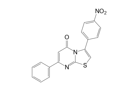3-(p-nitrophenyl)-7-phneyl-5H-thiazolo[3,2-a]pyrimidin-5-one