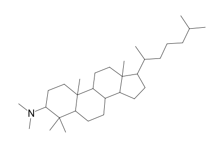 Cholestan-3-amine, N,N,4,4-tetramethyl-, (3.beta.,5.alpha.)-