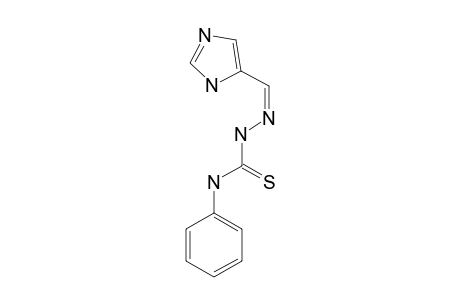 IMTPH;(Z)-4(5)-IMIDAZOLE-CARBOXALDEHYDE-N(5)-PHENYL-THIOSEMICARBAZONE