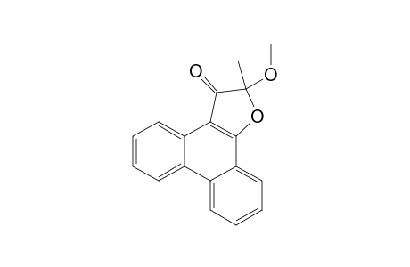 6-Methoxy-6-methylphenenthreno[9,10-b]dihydrofuran-5-one