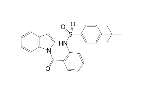 N-(2-(1H-indole-1-carbonyl)phenyl)-4-(tert-butyl)benzenesulfonamide