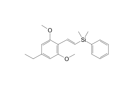 (E)2-(2-Dimethylphenylsilylethenyl)-1,3-Dimethoxy-5-ethylbenzene
