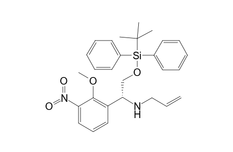 (R)-Allyl-[2-(tert-Butyldiphenylsilyloxy)-1-(2-methocxy-3-nitrophenyl)ethyl]amine