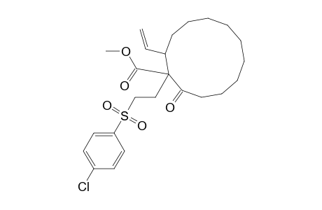 Cyclododecanecarboxylic acid, 2-ethenyl-12-oxo-, methyl ester, (R*,S*)-