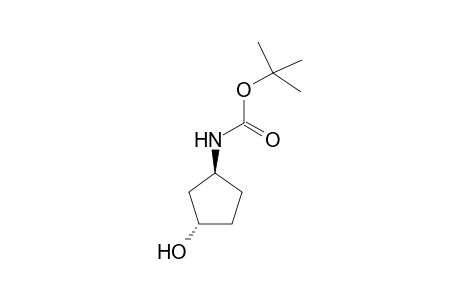 N-[(1S,3S)-3-hydroxycyclopentyl]carbamic acid tert-butyl ester