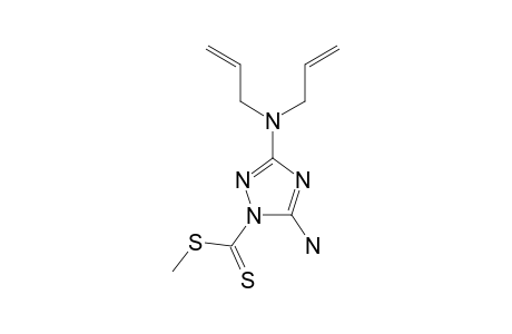 METHYL-(5-AMINO-3-DIALLYLAMINO-1,2,4-TRIAZOL-1-YL)-DITHIOCARBONATE