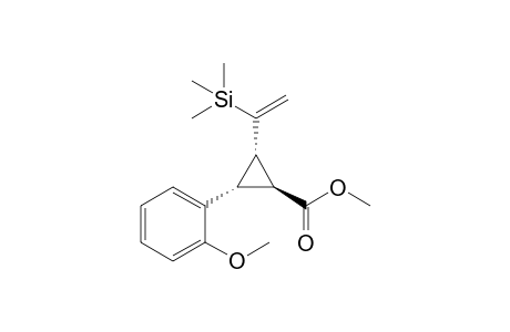 trans-2-(2-Methoxyphenyl)-trans-3-((trimethylsilyl)vinyl)-1-(methoxycarbonyl)cyclopropane
