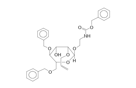 2-BENZYLOXYCARBONYLAMINOETHYL 2-O-ALLYL-4,6-DI-O-BENZYL-ALPHA-D-MANNOPYRANOSIDE