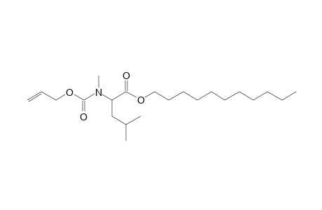 L-Leucine, N-allyloxycarbonyl-N-methyl-, undecyl ester