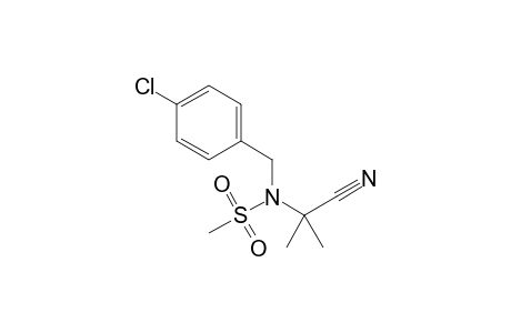 2-Methyl-2-[N-(4-chlorobenzyl)methanesulfonylamido]propionitrile