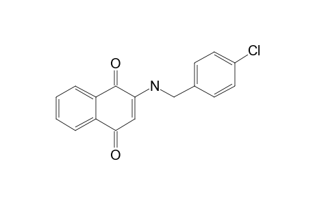 2-{[(4-chlorophenyl)methyl]amino}naphthalene-1,4-dione