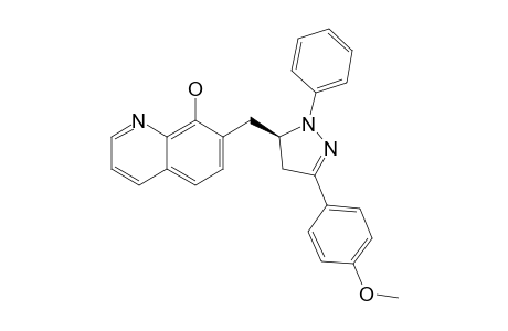 7-[5-(4-METHOXYPHENYL)-2-PHENYL-3,4-DIHYDRO-2H-PYRAZOL-3-YL-METHYL]-QUINOLIN-8-OL