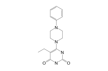 6-(4-PHENYL-1-PIPERAZINYL)-5-ETHYLURACIL