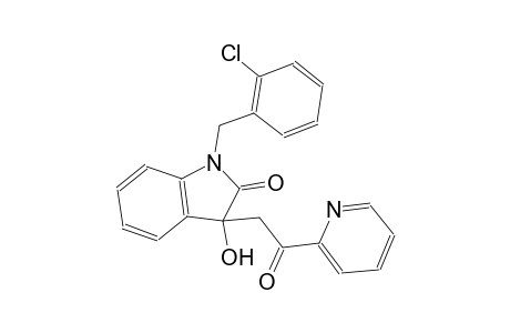 1-(2-chlorobenzyl)-3-hydroxy-3-[2-oxo-2-(2-pyridinyl)ethyl]-1,3-dihydro-2H-indol-2-one