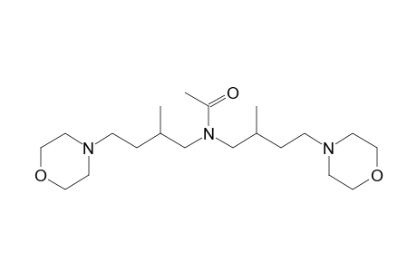 N,N-bis[2-methyl-4-(4-morpholinyl)butyl]acetamide