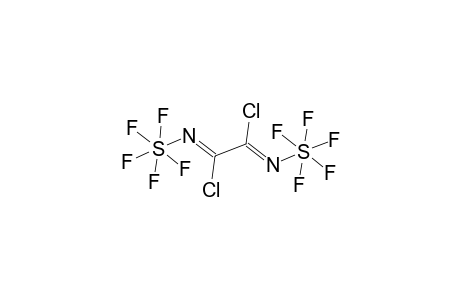 (1Z,2Z)-N,N'-bis(pentafluoropersulfuranyl)oxalimidoyl chloride