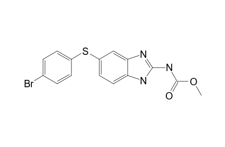 METHYL-5-(PARA-BROMOPHENYLTHIO)-2-BENZIMIDAZOLECARBAMATE