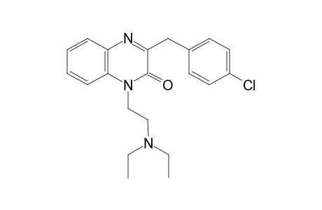 3-(p-chlorobenzyl)-1-[2-(diethylamino)ethyl]-2(1H)-quinoxalinone