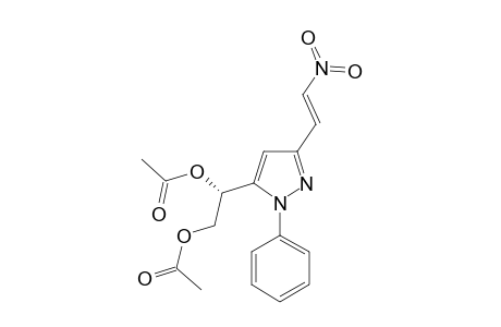 5-[(1S)-1,2-DIACETOXYETHYL]-3-[(E)-2-NITRO-1-VINYL]-1-PHENYLPYRAZOLE