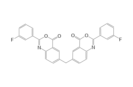 6,6'-methylenebis(2-(3-fluorophenyl)-4H-benzo[d][1,3]oxazin-4-one)