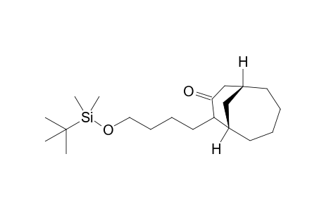 (1R*,6S*)-7-[4'-(tert-Butyldimethylsiloxy)butyl]bicyclo[4.3.1]decan-8-one