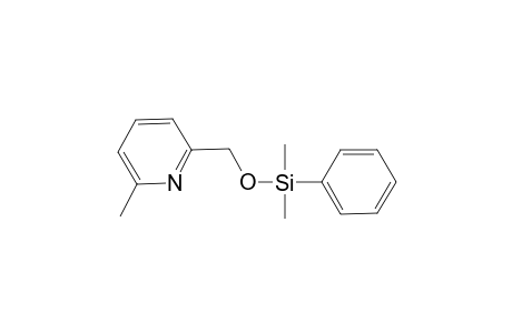 2-{[(Dimethylphenylsilyl)oxy]methyl-6-methylpyridine