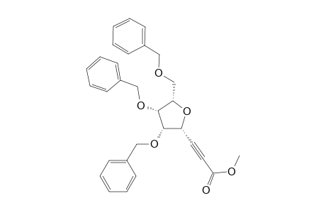 METHYL-4,7-ANHYDRO-5,6,8-TRI-O-BENZYL-2,3-DIDEOXY-L-GALACTO-OCT-2-YNOATE;METHYL-ALPHA-L-LYXOFURANOSYLPROPIOLATE