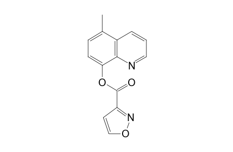 3-Isoxazolecarboxylic acid, 5-methyl-8-quinolinyl ester
