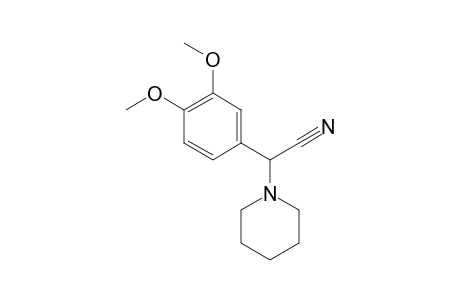 2-(3,4-Dimethoxyphenyl)-2-(piperidin-1-yl)acetonitril