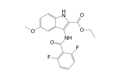 ethyl 3-[(2,6-difluorobenzoyl)amino]-5-methoxy-1H-indole-2-carboxylate