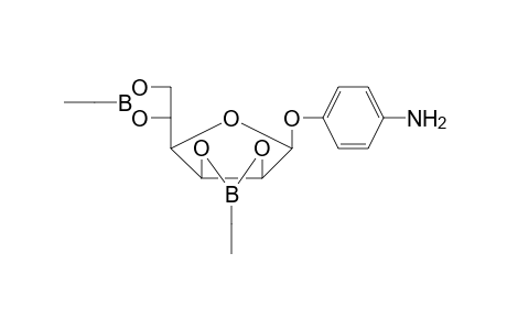 .beta.-d-Mannofuranoside, 2,3-5,6-bis-O-ethylboranediyl-p-aminophenyl-