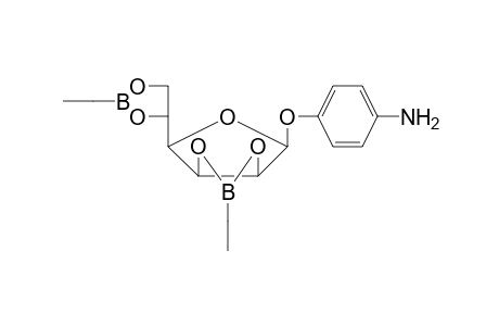 .beta.-d-Mannofuranoside, 2,3-5,6-bis-O-ethylboranediyl-p-aminophenyl-