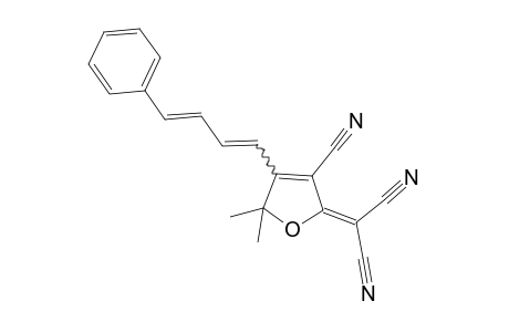 2-[3-cyano-5,5-dimethyl-4-[(1E,3E)-4-phenylbuta-1,3-dienyl]-2-furanylidene]propanedinitrile