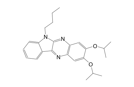 6H-indolo[2,3-b]quinoxaline, 6-butyl-2,3-bis(1-methylethoxy)-