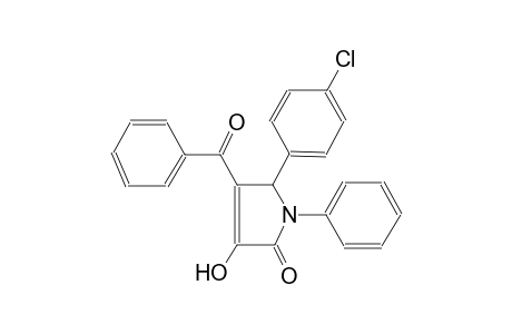 4-benzoyl-5-(4-chlorophenyl)-3-hydroxy-1-phenyl-1,5-dihydro-2H-pyrrol-2-one