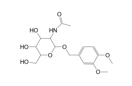 beta-D-glucopyranoside, (3,4-dimethoxyphenyl)methyl 2-(acetylamino)-2-deoxy-