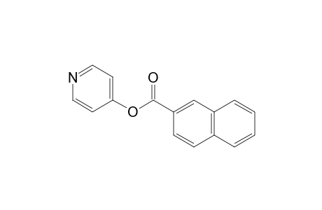 2-NAPHTHALENECARBOXYLIC-ACID-4-PYRIDINYL-ESTER