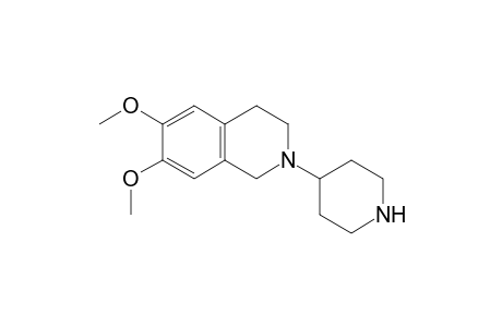 Isoquinoline, 1,2,3,4-tetrahydro-6,7-dimethoxy-2-(4-piperidinyl)-
