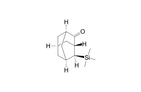 Tricyclo[3.3.1.1(3,7)]decanone, 4-(trimethylsilyl)-, (1.alpha.,3.beta.,4.alpha.,5.alpha.,7.beta.)-