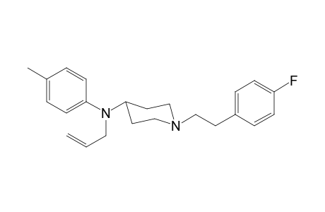 1-[2-(4-Fluorophenyl)ethyl]-N-4-methylphenyl-N-(prop-2-en-1-yl)piperidin-4-amine